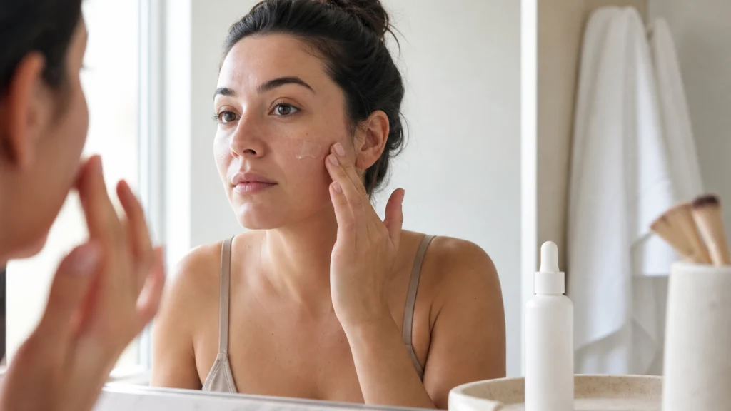 Illustration éditoriale pour l’article « Dermaceutic Activ Retinol : le secret d'une peau lissée »