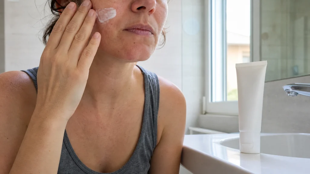 Illustration éditoriale pour l’article « Tout savoir sur Eucerin DermoPure Hydra pour votre peau »
